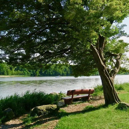 Reetdachkate Gut Priesholz Hundefreundliches Ferienhaus Mit Eingezaeuntem Garten, Kamin Und Gutshofsauna * Rabenholz
